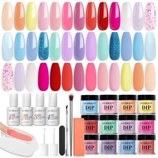 Foto 1 | Foto 1 | Kit De Uñas Azurebeauty Dip Powder 20 Colores Con Capa Superior/base - Venta Internacional.