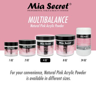 Foto 3 | Foto 3 | Polvo Acrílico Mia Secret Multi Balance Natural Pink 120ml - Venta Internacional.