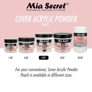 Foto 7 | Foto 7 | Polvo Acrílico Mia Secret Cover Peach 120ml - Venta Internacional.