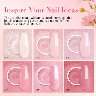 Foto 2 | Foto 2 | Set De Uñas Azurebeauty Pink Dip Powder 6 Colores Con Kit De Inicio - Venta Internacional.