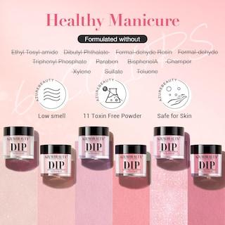 Foto 7 | Foto 7 | Set De Uñas Azurebeauty Pink Dip Powder 6 Colores Con Kit De Inicio - Venta Internacional.