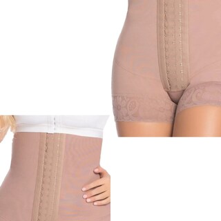 Foto 4 | Foto 4 | Faja Colombiana Reductora Postquirurgica Postparto 3 Niveles De Broche