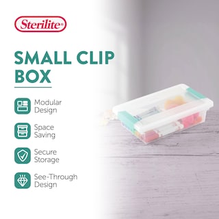 Foto 2 | Foto 2 | Contenedor Plásticos de Almacenamiento Sterilite Clip Box 6 Piezas - Venta Internacional
