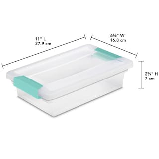 Foto 3 | Foto 3 | Contenedor Plásticos de Almacenamiento Sterilite Clip Box 6 Piezas - Venta Internacional