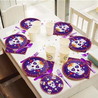 Foto 6 | Foto 6 | Juego De Vajilla Wiooffen Day Of The Dead 96 Piezas Para 24 Personas - Venta Internacional.