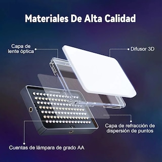 Foto 4 | Foto 4 | Lámpara De Teléfonos Cámara Luz Rgb Para Celular Recargable