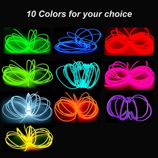 Foto 4 | Foto 4 | Cinta De Luces De Neón Maxlax El Wire Azul De 5 M Con Paquete De Baterías - Venta Internacional.