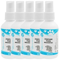 Perfume Suave Menta Uso Frecuente Zoohugs Mxzfn-005 5 Piezass Botella Con Atomizador Color Blanco