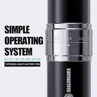 Foto 4 | Foto 4 | Kit De Pistola De Tatuaje Dragonhawk Wireless Rotary Con 2 Baterías - Venta Internacional.