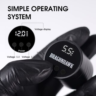 Foto 4 | Foto 4 | Kit De Pistola De Tatuaje Dragonhawk S6 Pro Wireless Con 20 Cartuchos - Venta Internacional.