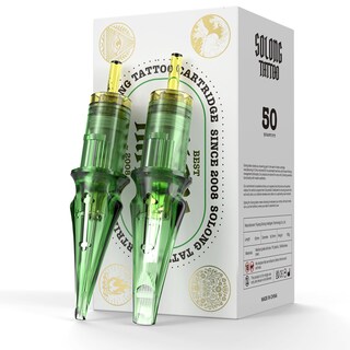 Foto 1 | Foto 1 | Agujas De Tatuaje Solong Pro Desechables #12 Round Liner X50 - Venta Internacional.