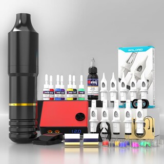 Foto 1 | Foto 1 | Kit Completo Rotary Gun Solong Ek128b-1-us De Tattoo Gun 60 Piezas - Venta Internacional.