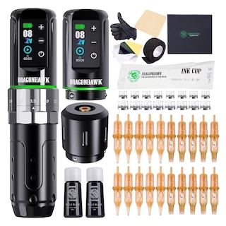 Foto 1 | Foto 1 | Kit De Tatuaje Dragonhawk L3 Máquina De Bolígrafo Rotativo Inalámbrico/con Cable - Venta Internacional.