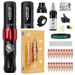 Foto 1 | Foto 1 | Kit De Pistola De Tatuaje Dragonhawk Atom2 Ligero E Inalámbrico - Venta Internacional.