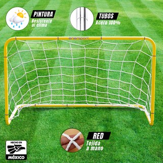 Foto 3 | Foto 3 | Porterías De Fútbol Enersport Metálicas (par) 100x60 cm