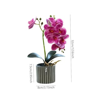 Foto 4 | Foto 4 | Arreglo Orquídeas Artificiales Decoración Violeta