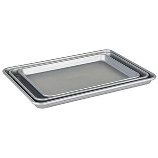 Foto 4 | Foto 4 | Juego De Bandejas Para Hornear Viking De Acero Aluminizado Antiadherente 3 Piezas - Venta Internacional.