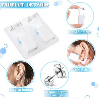 Foto 4 | Foto 4 | Kit De Herramientas Para Piercing De Orejas Chumia  Autodesechables  Con 24 Tachuelas - Venta Internacional.