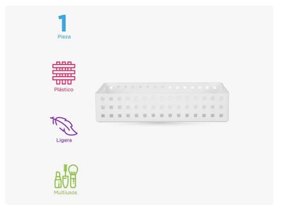 Foto 3 | Foto 3 | Caja De Almacenamiento Xtellar Apilable Rectangular