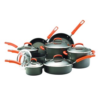 Foto 1 | Foto 1 | Juego De Utensilios De Cocina Rachael Ray Brights Anodizado Duro 14 Piezas Gris - Venta Internacional.
