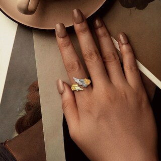 Foto 2 | Foto 2 | Chulada Anillo Ángel Alas De Plata .925 Talla Ajustable Chapa De Platino Que Lo Hace Resistente Al Agua