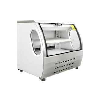 Foto 1 | Foto 1 | Vitrina Refrigerada De Cristal Curvo – Criotec Vcc-120 Blanca
