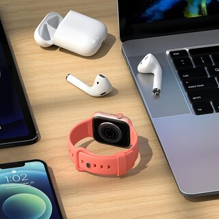 Foto 7 | Foto 7 | Apple Watch Series 9 41mm Gps + Celular Rosa Coral (reacondicionado)