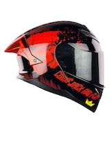 Casco Para Moto Kov Stark Payaso It Eso Rojo Abatible Dot