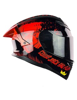 Foto 1 | Foto 1 | Casco Para Moto Kov Stark Payaso It Eso Rojo Abatible Dot