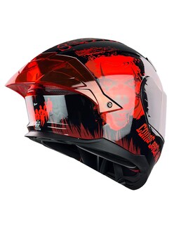 Foto 4 | Foto 4 | Casco Para Moto Kov Stark Payaso It Eso Rojo Abatible Dot