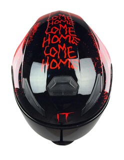 Foto 6 | Foto 6 | Casco Para Moto Kov Stark Payaso It Eso Rojo Abatible Dot