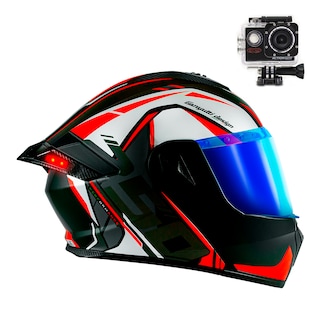 Foto 1 | Foto 1 | Casco Axs Tekken Rojo + Cámara Action Axs