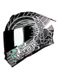Casco Kov Thunder Racing Abatible Anubis Mica Humo C Alerón