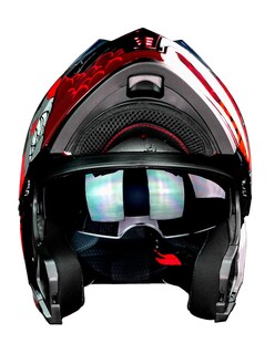Foto 6 | Foto 6 | Casco Kov Thunder Racing Abatible Bomb Mica Humo Con Alerón