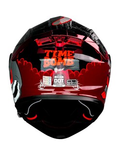 Foto 7 | Foto 7 | Casco Kov Thunder Racing Abatible Bomb Mica Humo Con Alerón