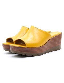 Foto 4 | Foto 4 | Plataformas Mujer Piel Confort Amarillo