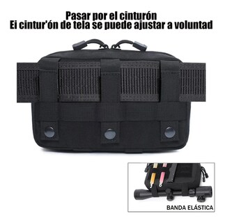 Foto 4 | Foto 4 | Bolsa Tactica Militar De Administración Multiusos Negra