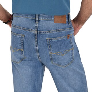 Foto 4 | Foto 4 | Pantalón De Mezclilla Yale Regular Fit 0819 Azul Zafiro