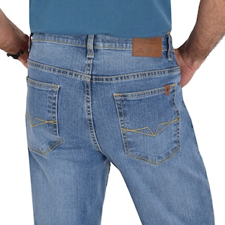 Foto 4 | Foto 4 | Pantalón De Mezclilla Yale Regular Fit 0819 Azul Zafiro