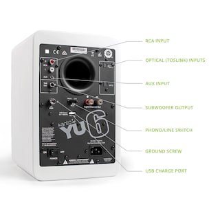 Foto 3 | Foto 3 | Altavoces De Estantería Amplificados Kanto Yu6mw Con Bluetooth | Par - Venta Internacional.