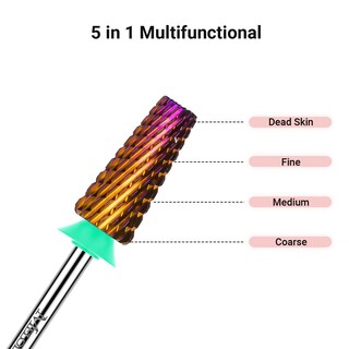 Foto 3 | Foto 3 | Brocas Para Uñas Melodysusie Professional 5 En 1 De Carburo De Tungsteno - Venta Internacional.