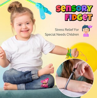 Foto 4 | Foto 4 | Pulseras Con Cremallera Upbrands Friendship De Fidget Toys Juego De 48 - Venta Internacional.