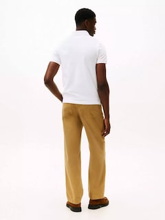Foto 4 | Foto 4 | Polo Blanco Tommy Hilfiger Playera Franjas Corte Slim Fit Stretch Para Hombre