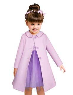 Foto 1 | Foto 1 | Vestido Gerat Con Abrigo Lila Para Niñas Pequeñas