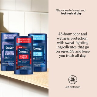 Foto 2 | Foto 2 | Desodorante Antitranspirante Suave Para Hombre  Paquete De 3 Unidades  80 Ml  48 Horas - Venta Internacional.