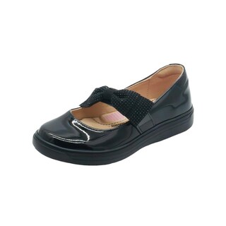 Foto 4 | Foto 4 | Zapato Escolar Para Niña Yuyin Moño Charol Negro 22-26 Negro