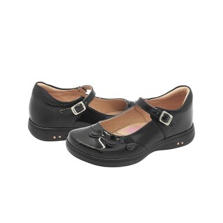 Foto 5 | Foto 5 | Zapato Escolar Para Niña Yuyin Hebilla Charol Negro Corazones Negro