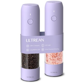 Foto 1 | Foto 1 | Molinillo De Sal Y Pimienta Ultrean Recargable Color Lavanda Color Morado - Venta Internacional.