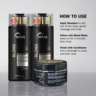 Foto 4 | Foto 4 | Champú Y Tónico Truss Purple Para Cabello Rubio 300 Ml - Venta Internacional.