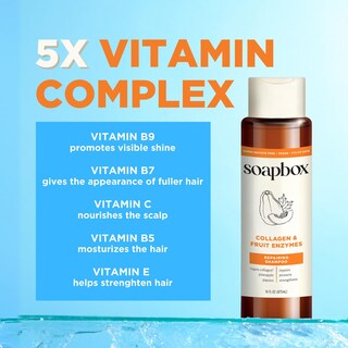 Foto 5 | Foto 5 | Champú Soapbox Collagen + Fruit Enzymes Repair 480 Ml X3 - Venta Internacional.
